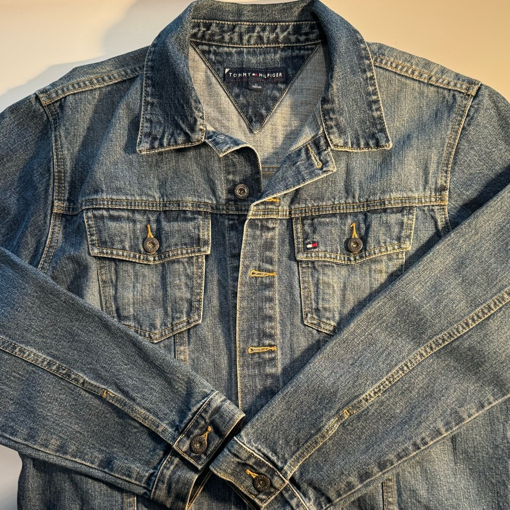 Tommy Hilfiger Premium Vintage Denim Jean Jacket size M